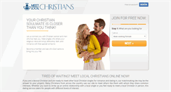 Desktop Screenshot of meetlocalchristians.com